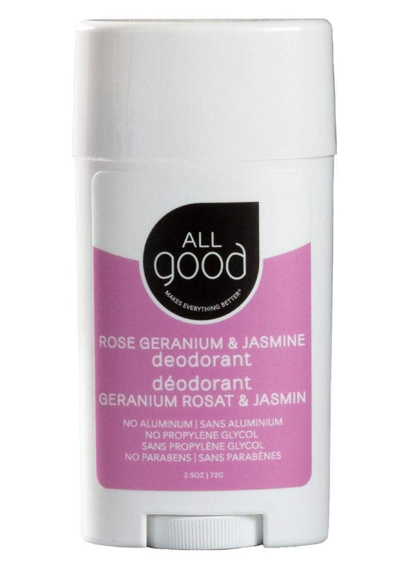 All Good Deodorant Rose Geranium Jasmine 72g