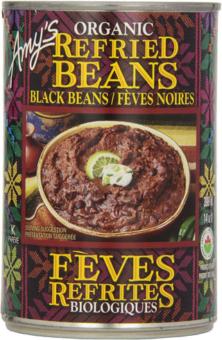 Amy's Kitchen Black Refried Beans 398ml