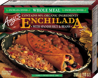 Amy's Kitchen Black Bean Enchilada Whole Meal 284g