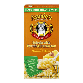Annie's Homegrown Spirals with Butter & Parmesan 149g