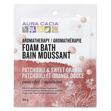 Aura Cacia Foam Bath Patchouli & Sweet Orange 70.9g