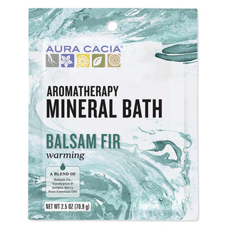Aura Cacia Mineral Bath Balsam Fir Warming 71g