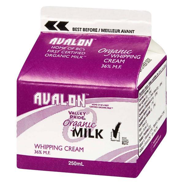Avalon Whipping Cream Organic (250ml/500ml)