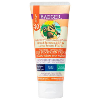 Badger N/A Sunscreen Kids Sport SPF 40 Tangerine 87ml