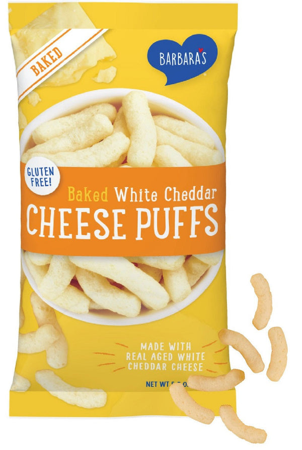 Barbara's Bakery White Cheddar Baked Cheese Puffs 155g