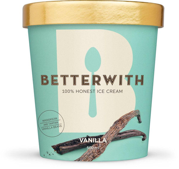 Betterwith Ice Cream Vanilla Ice Cream 473ml