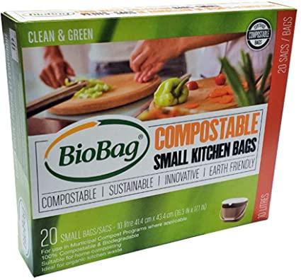 BioBag Kitchen Bags Small 10L 20 Bags