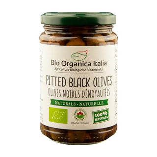 Bio Organica Italia Organic Pitted Black Olives 280g