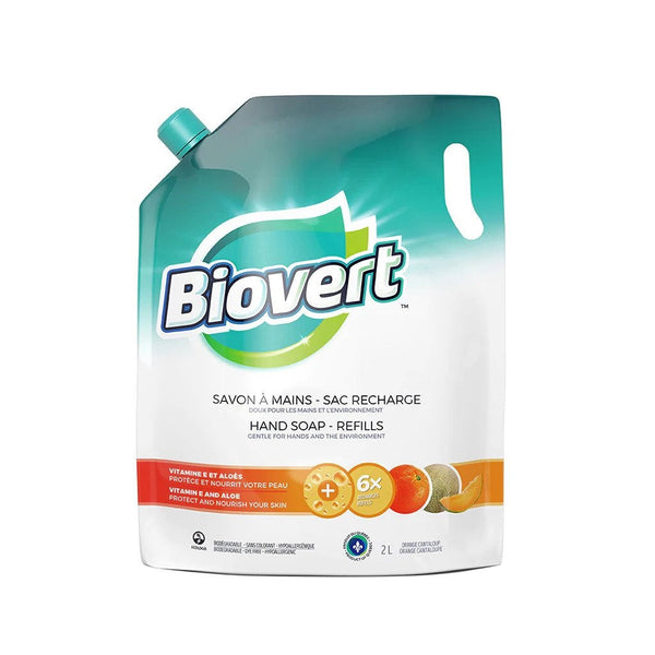 Biovert Orange Cantaloupe Hand Soap Refill 2L