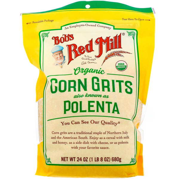 Bob's Red Mill Organic Corn Grits/Polenta 680g
