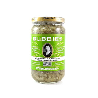 Bubbies Pure Kosher Dill Relish 500ml