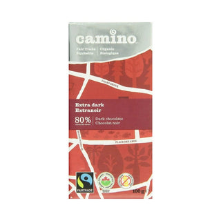 Camino Extra Dark 80% Chocolate Organic Bar 100g