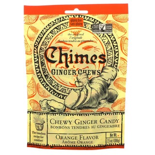 Chimes Orange Ginger Chews 100g