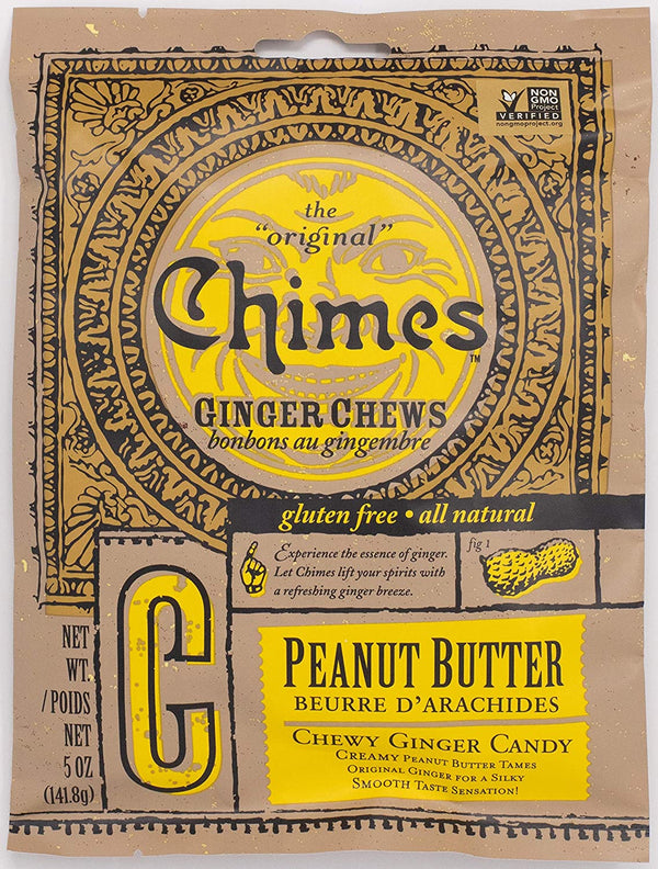 Chimes Peanut Butter Ginger Chews 142g