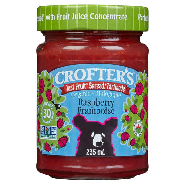 Crofters Raspberry Just Fruit Spread 235ml