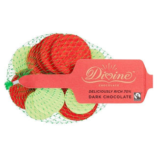 Divine Chocolate Dark Chocolate Coins 70% 50g