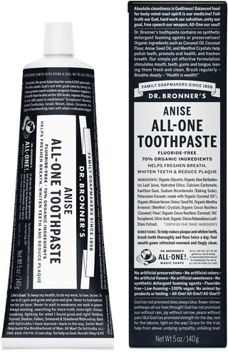 Dr. Bronner's Anise ALL ONE Toothpaste 140g