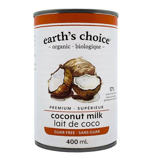 Earth's Choice Organic Coconut Milk Guar Free 400ml