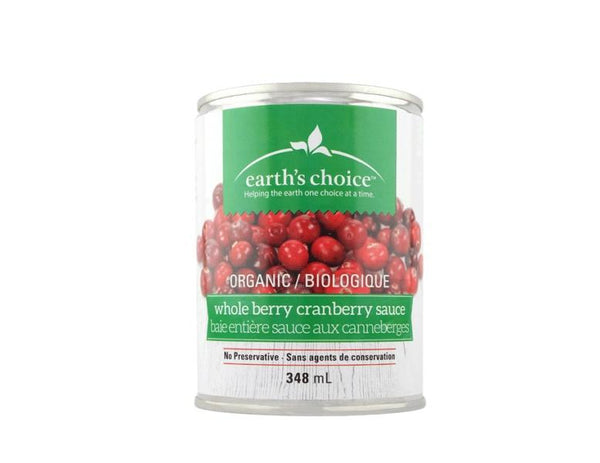 Earth's Choice Organic Cranberry Sauce 348ml