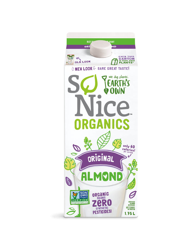 So Nice Original Almond Beverage Organic 1.75L
