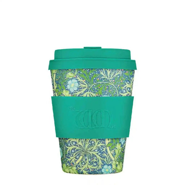Ecoffee William Morris Reusable Travel Cup  Seaweed Marine 12oz