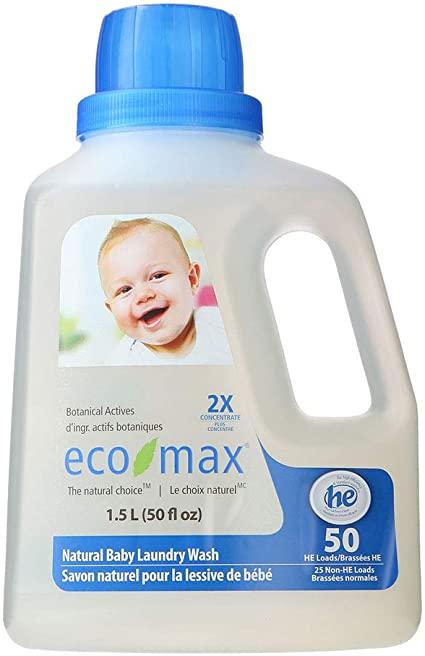 EcoMax Natural Baby 2x Concentrated Laundry Wash 1.5L