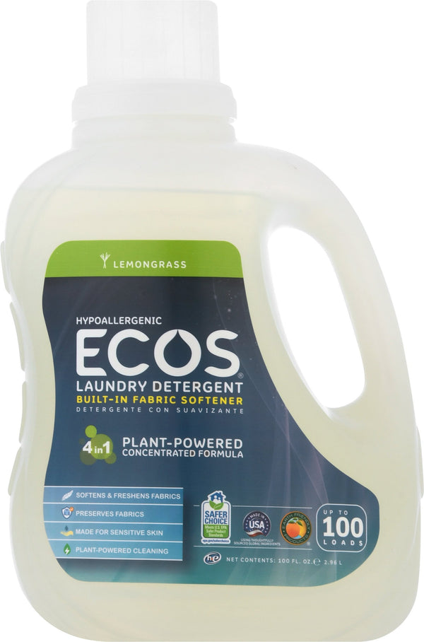 Ecos Laundry Liquid Lemongrass 2.96L