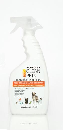 EcoSolve Clean Pets Cleaner & Disinfectant 650ml