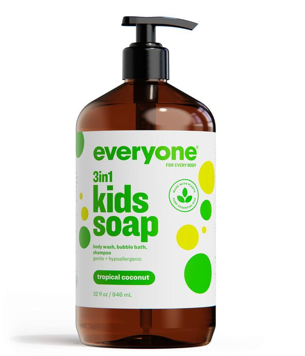 Everyone 3 in 1 Kid's Soap Tropical Coconut 946ml