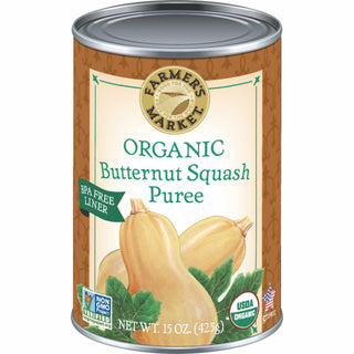 Farmer's Market Butternut Squash Puree Organic 398ml