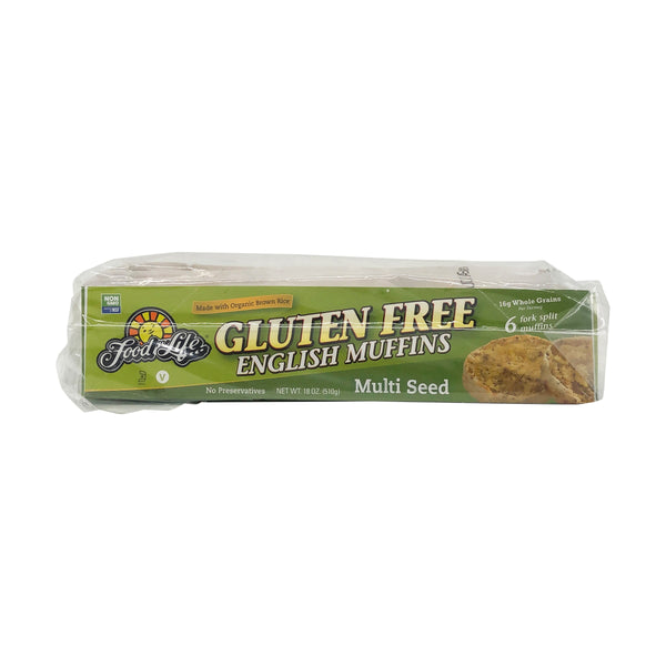 Food For Life Multi Seed GF English Muffins 510g