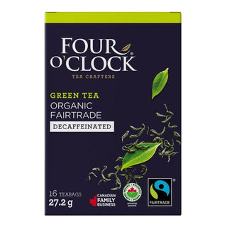 Four O'Clock Tea Decaf Green Tea Organic 16 teabags
