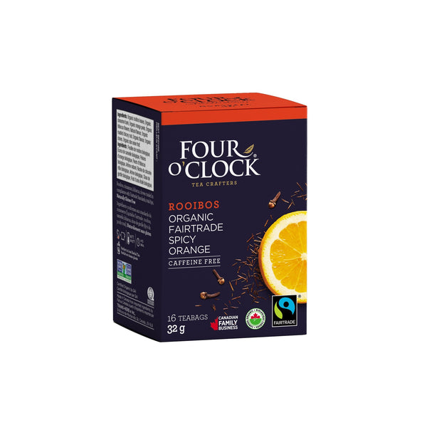 Four O'Clock Tea Rooibos Spicy Orange Tea Organic 16 teabags