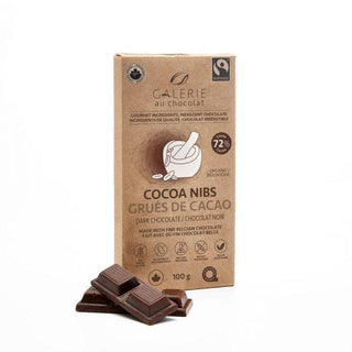 Galerie Au Chocolat Chocolate Bar Cacao Nibs 100g