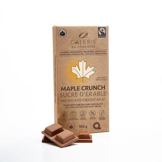 Galerie Au Chocolat Chocolate Bar Maple Crunch 100g