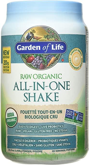 Garden of Life All In One Shake Lightly Sweet Organic 1038g