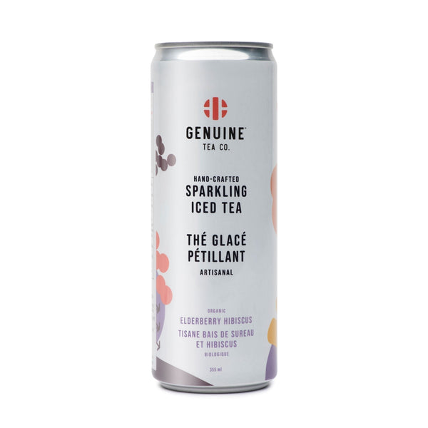 Genuine Tea Elderberry Hibiscus Iced Tea (355ml/4x355ml)