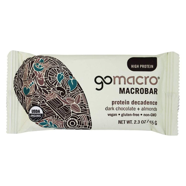 Go Macro Dark Chocolate and Almonds Bar 65g