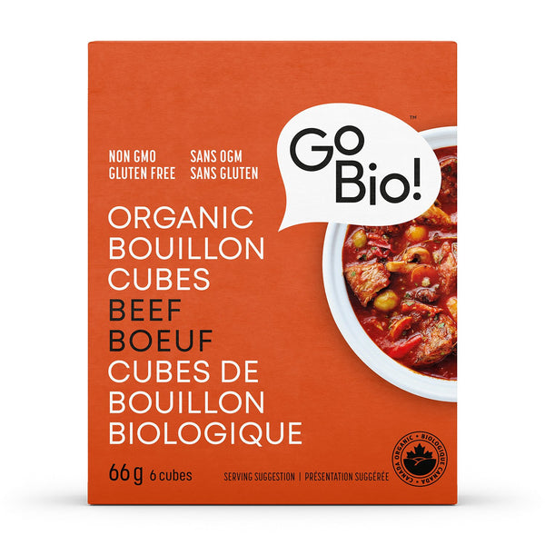 GoBIO Beef Bouillon Cubes Organic 66g