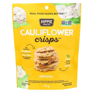 Hippie Foods Cauliflower Crisps 70g