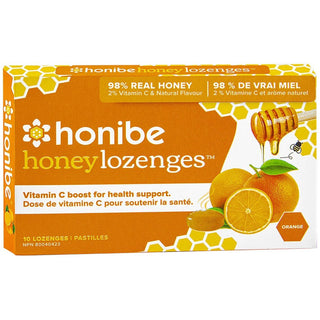 Honibe Honey Lozenges Vitamin C & Orange 10pc