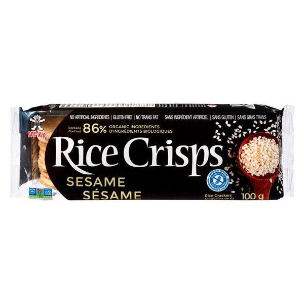 Hot Kid Rice Crackers Sesame 100g