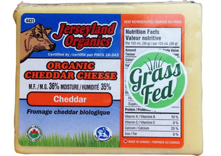 Jerseyland Organics Organic Medium Cheddar ~300g