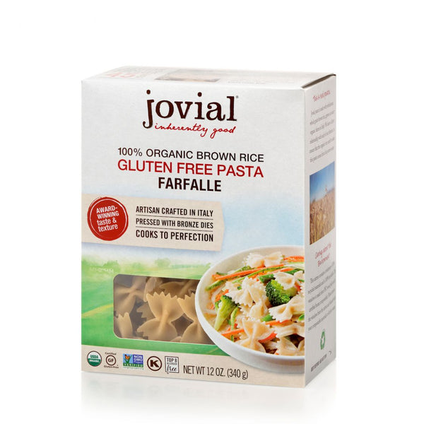 Jovial Brown Rice Farfalle GF Pasta 340g
