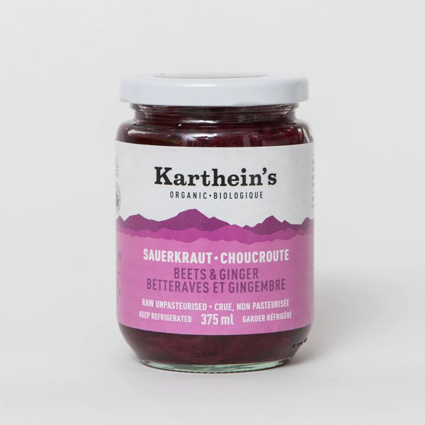 Karthein's Beets & Ginger Organic Sauerkraut (375ml/750ml)
