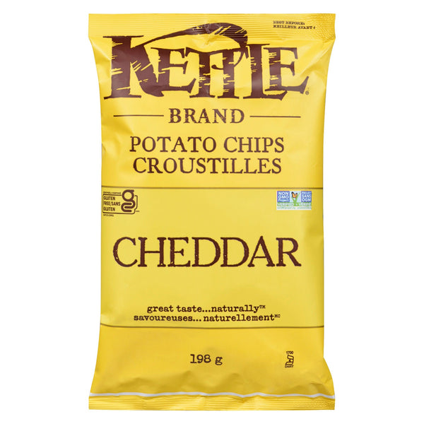 Kettle New York Cheddar Potato Chips 198g