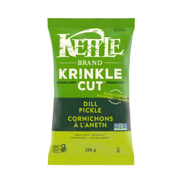 Kettle Dill Pickle Krinkles 198g