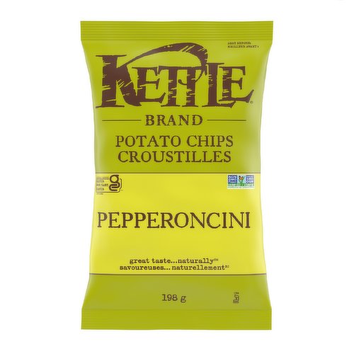 Kettle Pepperoncini Gourmet Potato Chips 198g