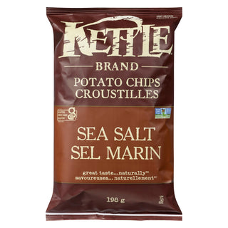 Kettle Sea Salt Potato Chips 198g