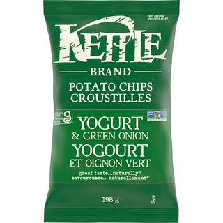 Kettle Yogurt & Green Onion Potato Chips 198g